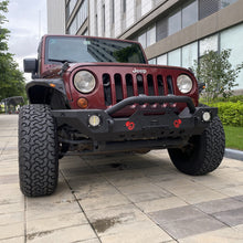 Load image into Gallery viewer, MTNTOPCN Front Bumper Compatible for Jeep Wrangler &amp; Gladiator with Calabash Brother – Gourd Design-Upgrade Your Off-Road Experience (Small Gourd Front Bumper)