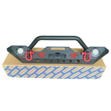 Load image into Gallery viewer, MTNTOPCN Front Bumper Compatible for Jeep Wrangler &amp; Gladiator with Calabash Brother – Gourd Design-Upgrade Your Off-Road Experience (Small Gourd Front Bumper)