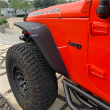 Load image into Gallery viewer, MTNTOPCN OffRoad Design Steel Tube Fender Flares Front &amp; Rear Compatible for Jeep Wrangler 2007-2018 JK &amp; JKU Unlimited 2 Door and 4 Door Models