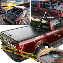 Load image into Gallery viewer, OMP Offroad Aluminum Hard Tonneau Cover | Compatible with 2015-2026 Ford F150 Crew Cab &amp; Raptor/Lightning (5.7' Bed) | Patent Design Heavy-Duty|Optimize Modify Perform (Retractable)