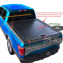 Load image into Gallery viewer, MTNTOPCN Retractable Hard Tonneau Cover | Fits 2015-2026 Ford F150 Crew Cab &amp; Raptor/Lightning (5.7' Bed)| Patent Design Heavy-Duty | Built Wild. Driven Free (Retractable)