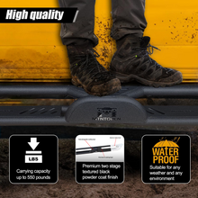 Load image into Gallery viewer, MTNTOPCN Running Boards with 2 Stairs Compatible for 2015-2024 Ford F150, 2017-2022 F250 F350 Super Duty Supercrew Cab - Enhance Your Vehicle with Durable Steel Nerf Bars