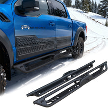 Load image into Gallery viewer, MTNTOPCN Running Boards with 2 Stairs Compatible for 2015-2024 Ford F150, 2017-2022 F250 F350 Super Duty Supercrew Cab - Enhance Your Vehicle with Durable Steel Nerf Bars