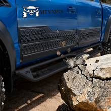 Load image into Gallery viewer, MTNTOPCN Running Boards with 2 Stairs Compatible for 2015-2024 Ford F150, 2017-2022 F250 F350 Super Duty Supercrew Cab - Enhance Your Vehicle with Durable Steel Nerf Bars