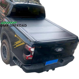 MTNTOPCN Aluminum Quad Fold Tonneau Cover Compatible for 2015-2026 Ford F150 Double Cab/Crew Cab (SuperCrew) (incl. Raptor/Lightning) 5' 7