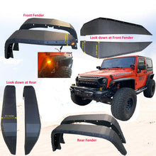 Load image into Gallery viewer, MTNTOPCN Blade Concept Design Steel Fender Flares compatible for 2007-2018 Jeep Wrangler - Enhance Your Off-Roading Experience with Superior Style and Durability (With Innder Fenders-MTN49013JK)