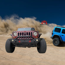 Load image into Gallery viewer, MTNTOPCN Front Bumper Compatible for Jeep Wrangler &amp; Gladiator with Calabash Brother – Gourd Design-Upgrade Your Off-Road Experience (Small Gourd Front Bumper)