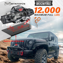 Load image into Gallery viewer, MTNTOPCN Steel Front Bumper Fits Jeep Wrangler 2007-2028 &amp; Gladiator 2020-2028 | Heavy-Duty Winch-Ready with Stinger Bar | Extreme Rock Crawler (Stubby &amp; LED Lights Equipped)
