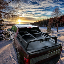 Load image into Gallery viewer, OMP Offroad Aluminum Hard Tonneau Cover | Compatible with 2015-2026 Ford F150 Crew Cab &amp; Raptor/Lightning (5.7' Bed) | Patent Design Heavy-Duty|Optimize Modify Perform (Retractable)