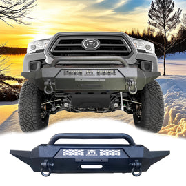 OMP Offroad Custom Front Bumper Compatible for Toyota Tacoma 2016-2023 - 3rd Gen Tacoma Enhanced Protection and Style