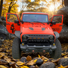 Load image into Gallery viewer, MTNTOPCN OffRoad Design Steel Tube Fender Flares Front &amp; Rear Compatible for Jeep Wrangler 2007-2018 JK &amp; JKU Unlimited 2 Door and 4 Door Models
