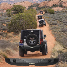 Load image into Gallery viewer, MTNTOPCN Rear Bumper Compatible for Jeep Wrangler JK JKU 2007-2018
